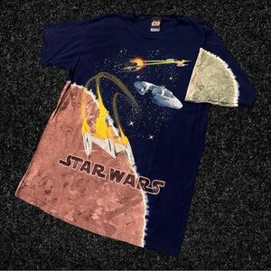 *Original VINTAGE!* Star Wars: Episode 1 1999 Tie-Dye Battle over Naboo